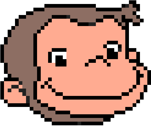 Curious George - Curious George Fuse Beads Clipart (1200x1200), Png Download