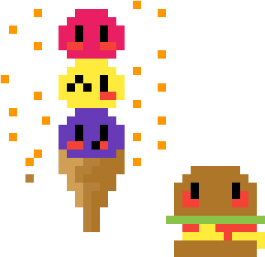 Cute Food - Cartoon Clipart (1200x1200), Png Download