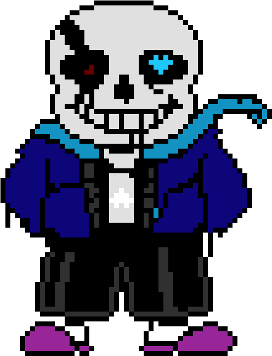 Lonely Sans - Undertale Sans Pixel Clipart (740x780), Png Download