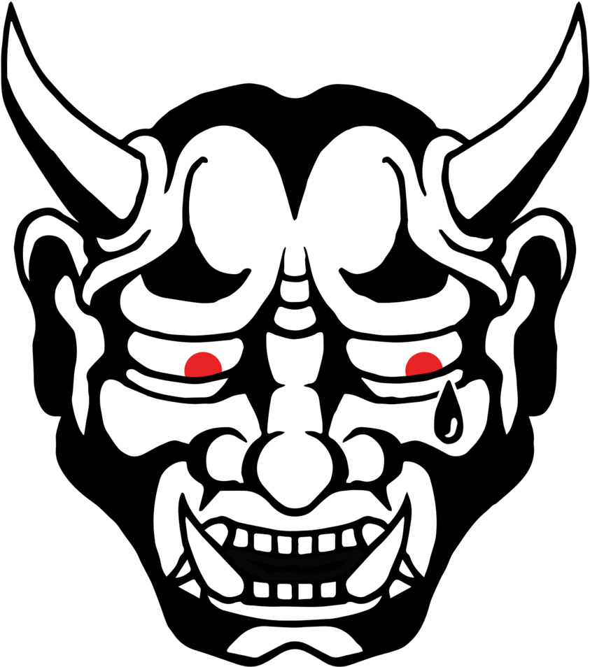 Lonely Oni - Drawing Clipart (1024x1024), Png Download