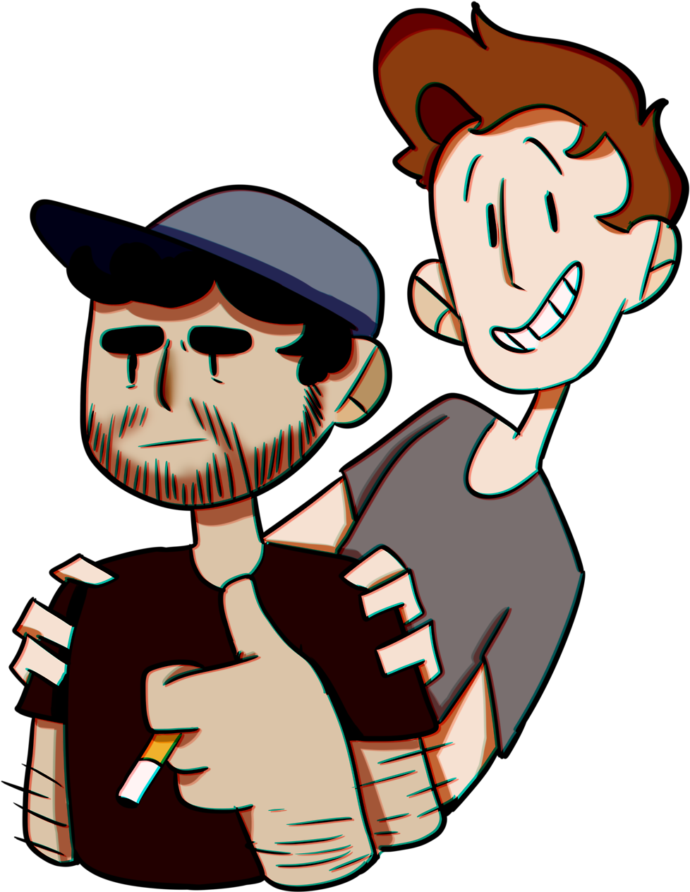 Ayeee I Finally Got To Draw Ryan And Matt - Matt Watson Fan Art Clipart (1280x1280), Png Download