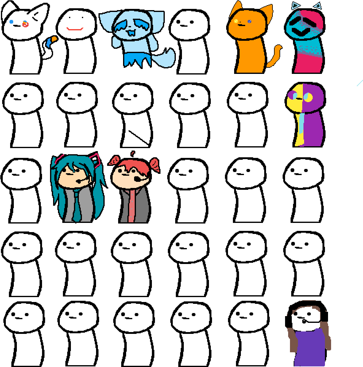 Now Miku Isnt Lonely - Ert Drawings Clipart (1200x1200), Png Download