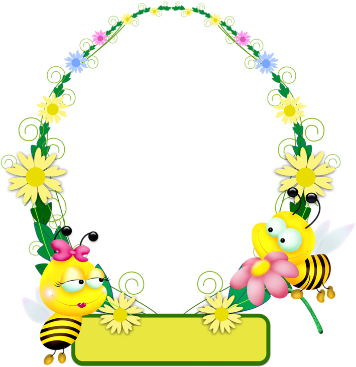 Clipart Png Dekorlu Çocuk Resimleri / Çiçek Dekorlarıyla - Famixyal High Quality Creative Wrist-protected Personalized Transparent Png (723x737), Png Download