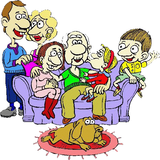 Family Old Couples Grandparents - Salud Mental En El Adulto Mayor Clipart (578x558), Png Download