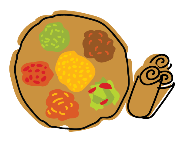 Veggie Combo Clipart (641x550), Png Download