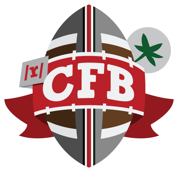 Ohio State - R Cfb Flag Clipart (600x580), Png Download