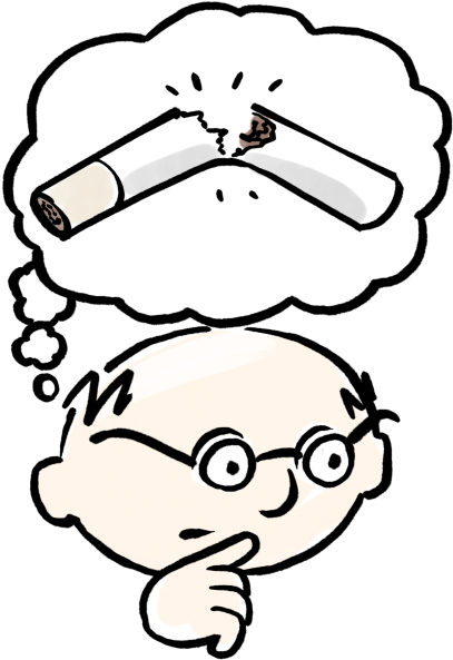 Avoid Smoking - Line Art Clipart (495x640), Png Download