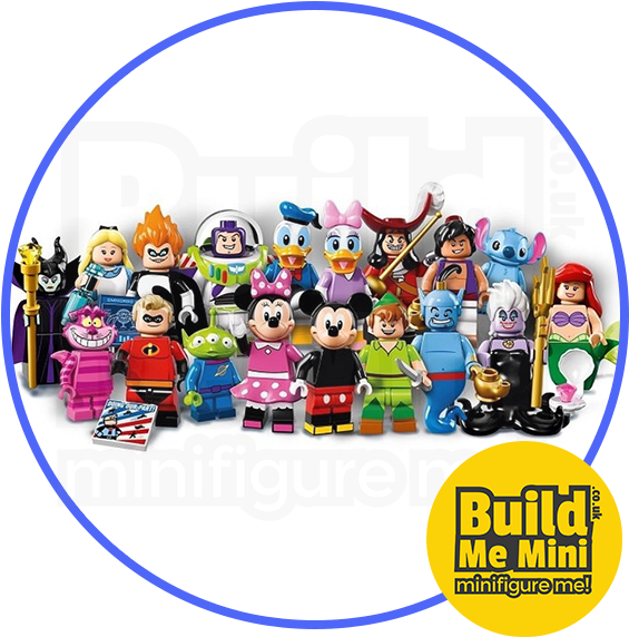 Collectable Lego Minifigures Disney Series 1 - Lego Minifigures The Disney Series 71012 Clipart (600x600), Png Download