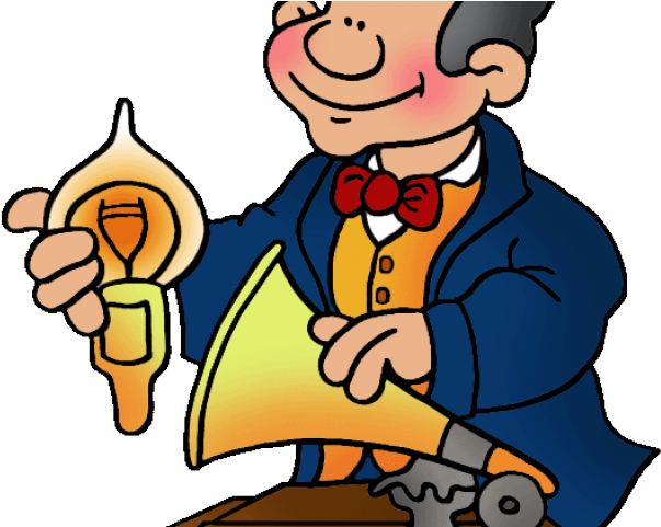 Situation Clipart Invention - Thomas Edison Clipart - Png Download (640x480), Png Download