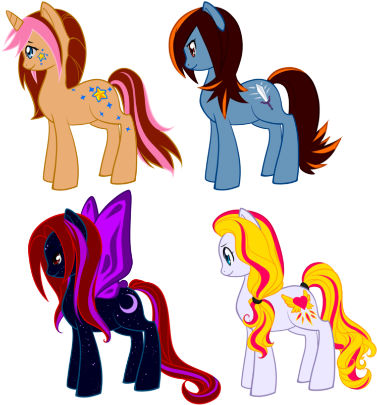 My Little Pony Friends - My Little Ponny And Friends Clipart (894x894), Png Download