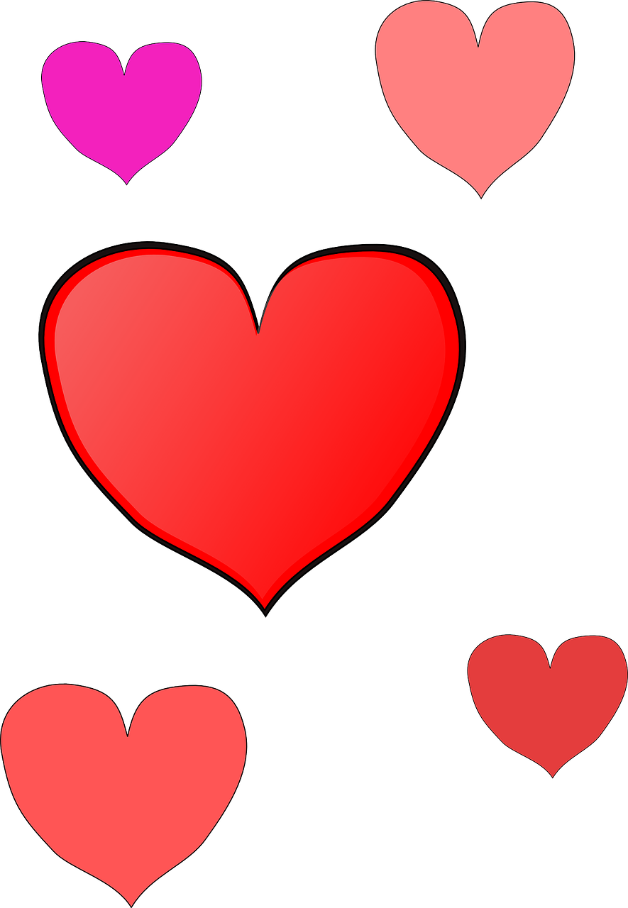 Valentine Clip Art Free - Png Download (885x1280), Png Download
