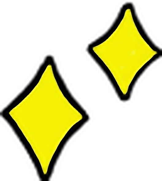 Yellow Bling Glitter Korean Korea Kpop Png Cute Star - Korean Kpop Png Cute Clipart (528x592), Png Download