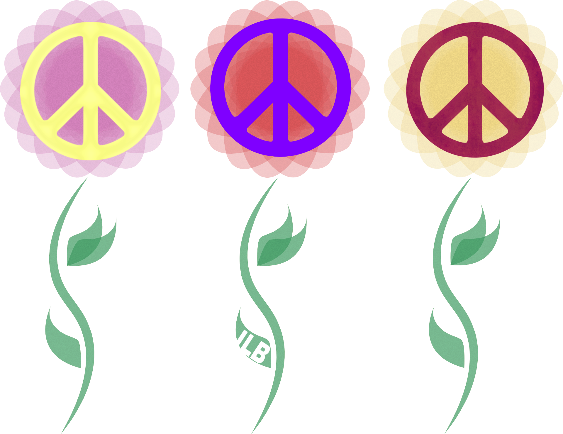 Pin By Jessie On Peace Love And - Peace Symbols Clipart (1920x1480), Png Download