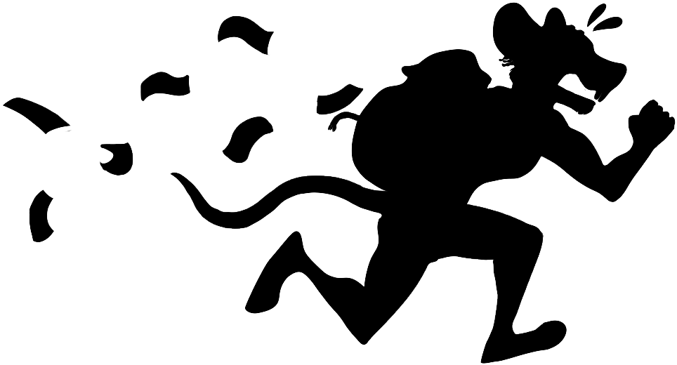 Clipart Rat Rat Run - Rat - Png Download (991x542), Png Download