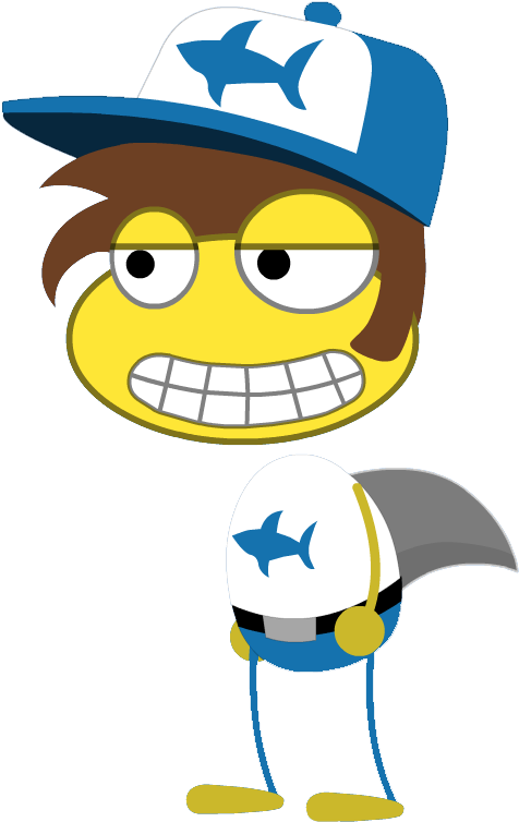 Shark Fin Vendor - Characters Similar To Dipper Pines Clipart (531x801), Png Download