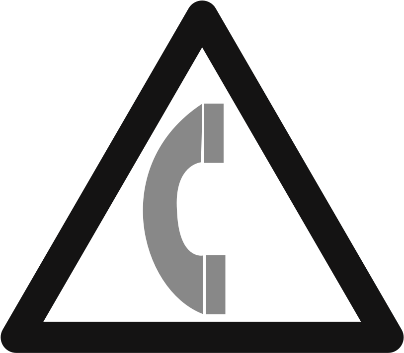 Warning Icon Black And White Clipart (1024x1024), Png Download