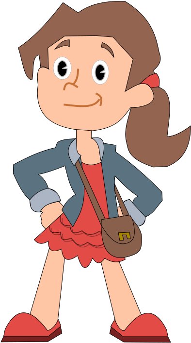 Well, That's Because That Is The Biggest Number Of - Cartoon Girl Transparent Background Clipart (714x1280), Png Download
