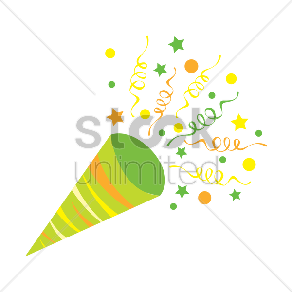 Free Download Party Poppers Clipart Party Popper Confetti - Party Popper - Png Download (600x600), Png Download