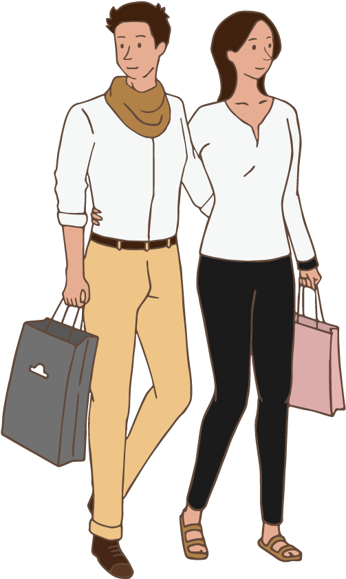 Men And Women Is Shopping Homens E Mulheres Fazendo Compras Clipart Full Size Clipart 1514516 Pinclipart