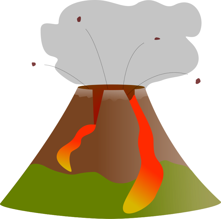 File - Volcano - Svg - Volcano Png Clipart Transparent Png (776x768), Png Download