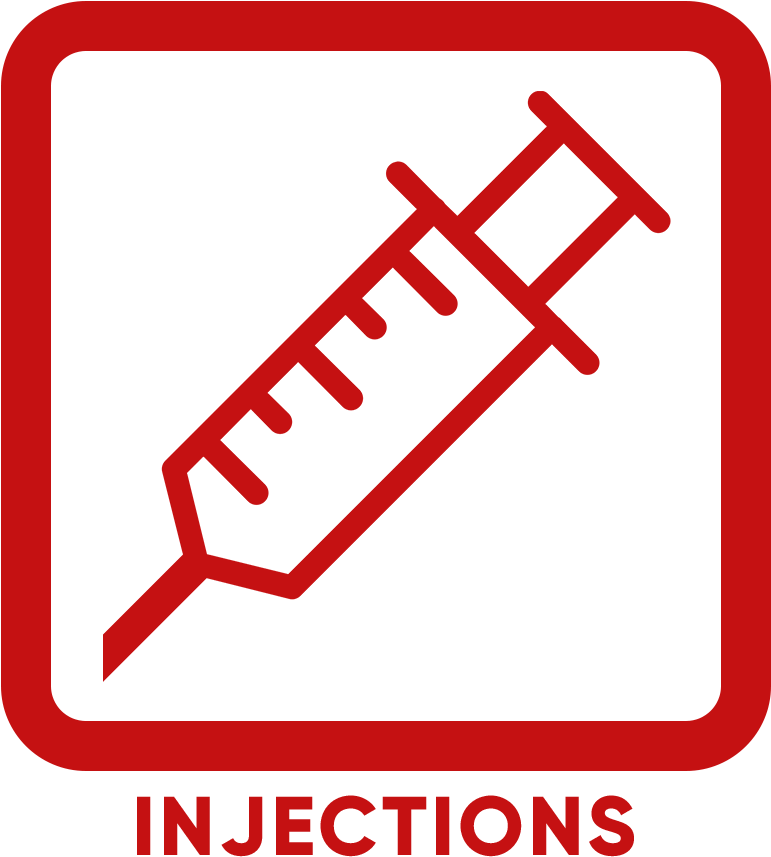 Treatment Icons Injections - Syringe Icon Clipart (800x900), Png Download