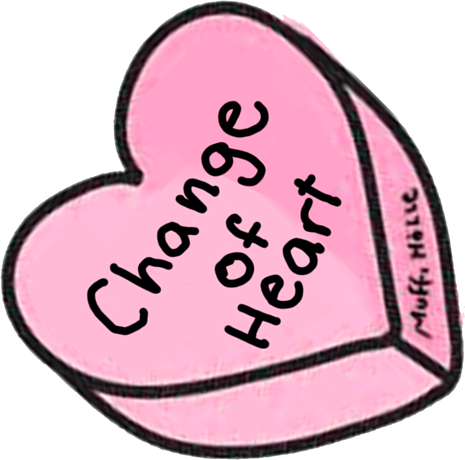 Heart Love Sticker By Muffi Hölle - Heart Clipart (2550x3300), Png Download