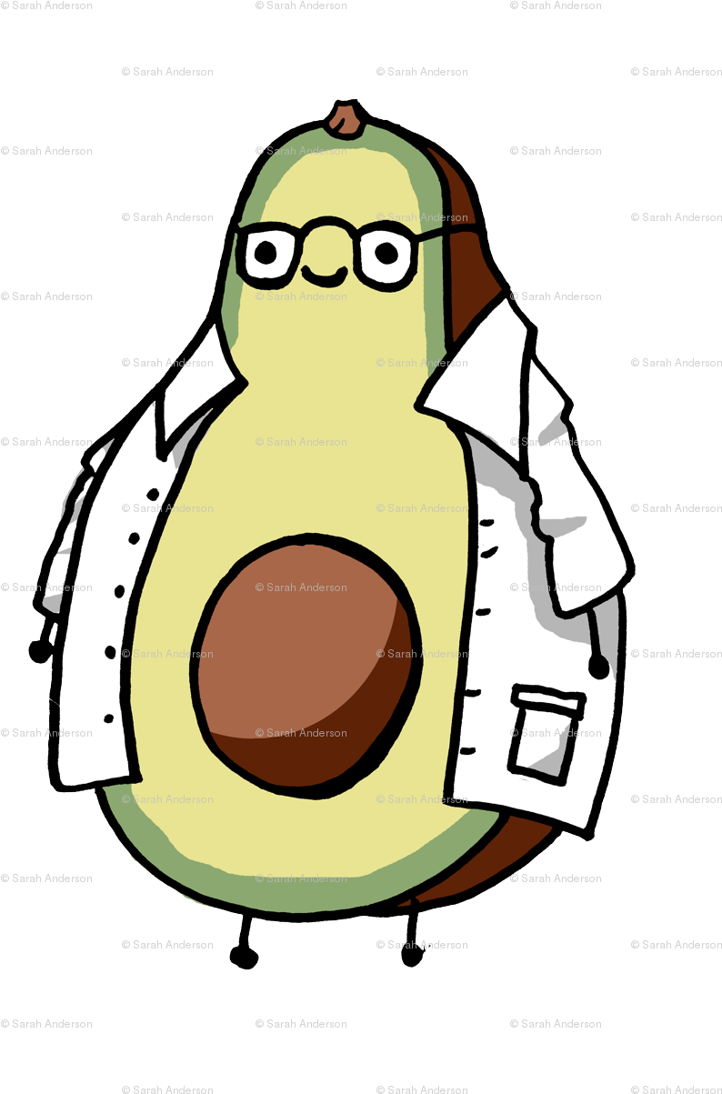 Avocado Constant Clipart (864x1296), Png Download