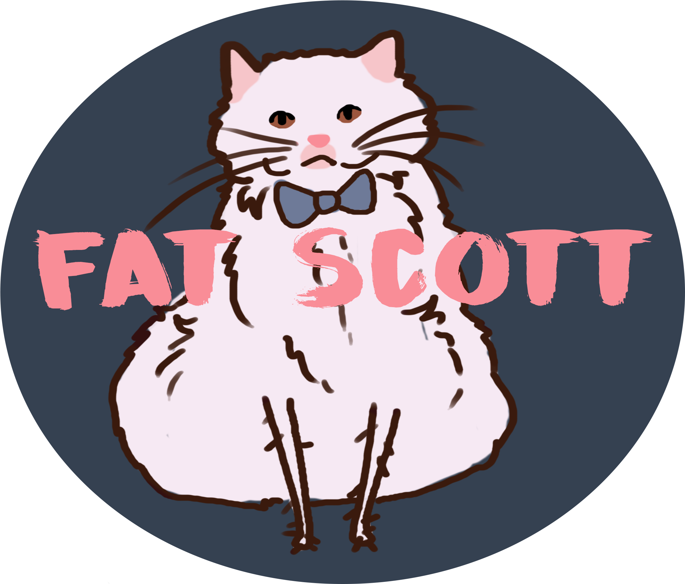 2 Months Ago - Fat Clipart (3048x3048), Png Download
