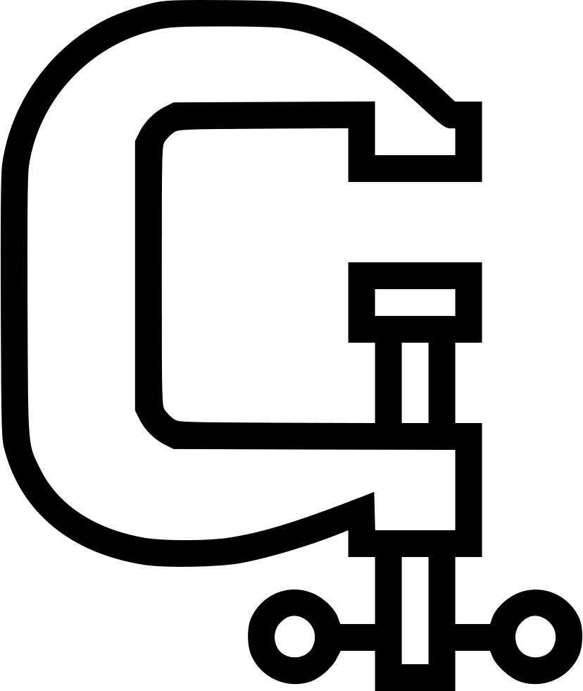 C Clamp Comments - C-clamp Clipart (828x980), Png Download