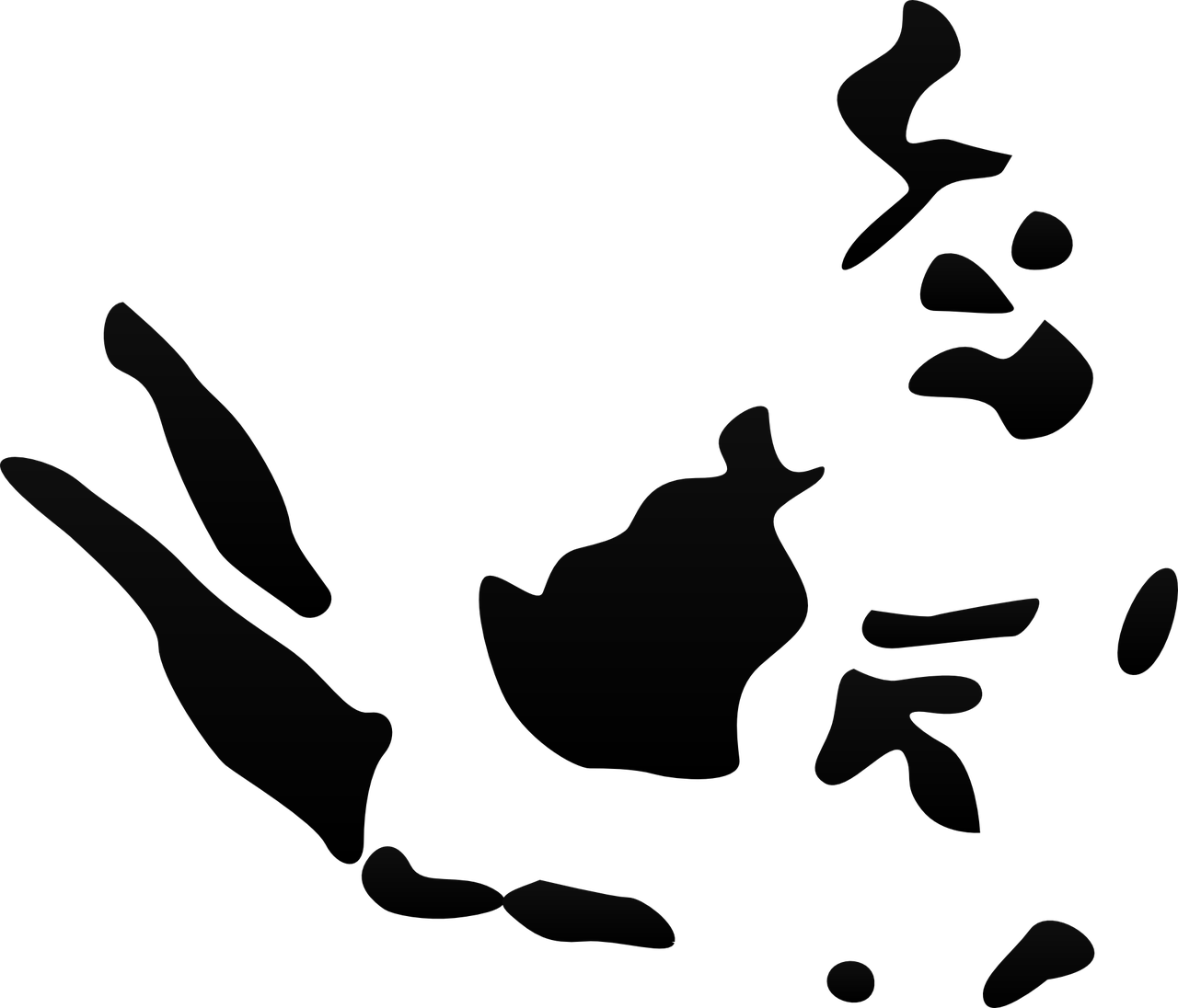 Indonesia Map Earth World Globe Png Image - Airports South East Asia Clipart (1280x1096), Png Download