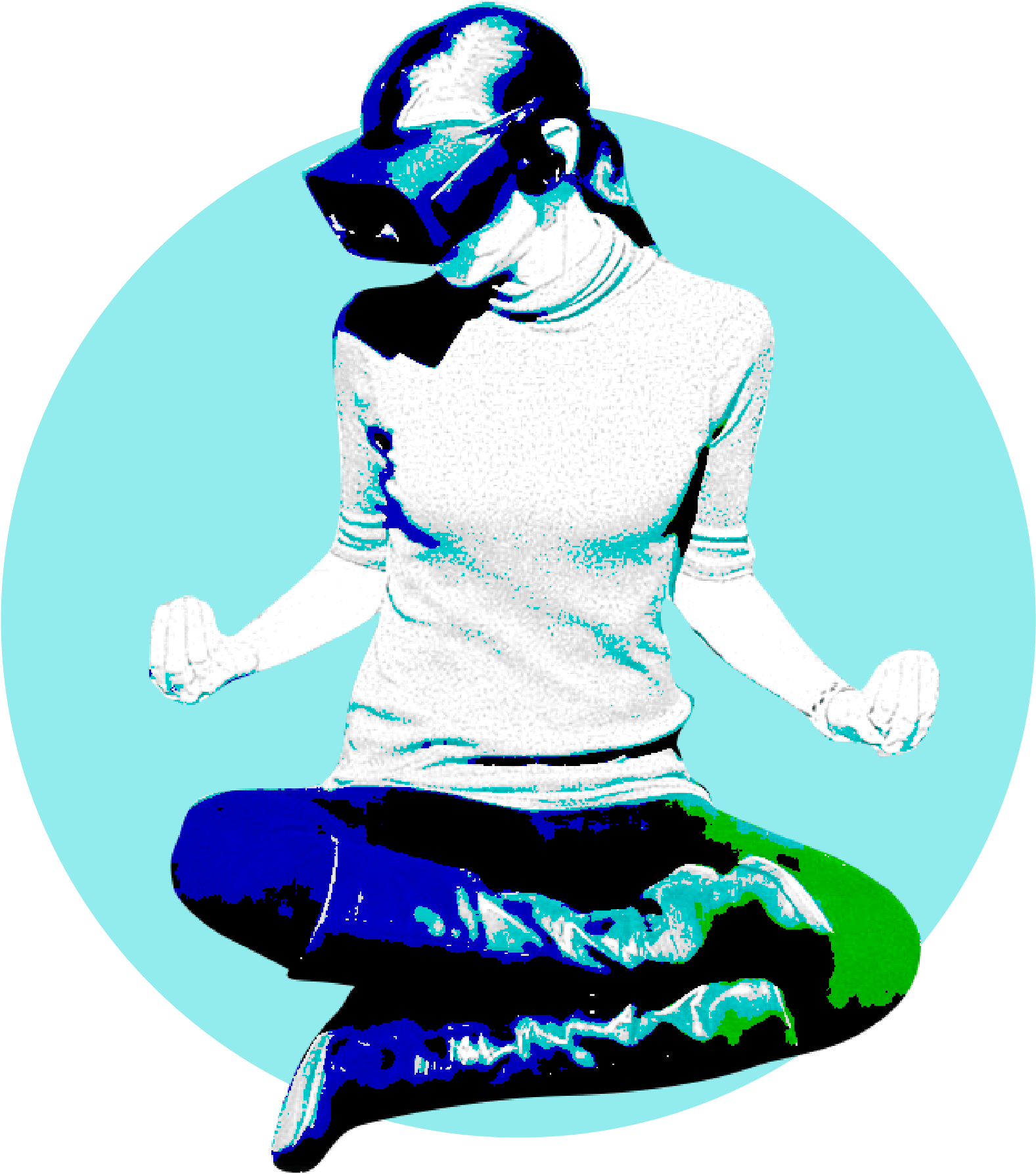 Relaxing In Vr - Hero Image Clipart (1849x2740), Png Download