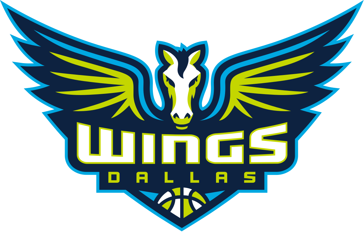 Dallas Wings Colors - Dallas Wings Logo Clipart (1200x764), Png Download