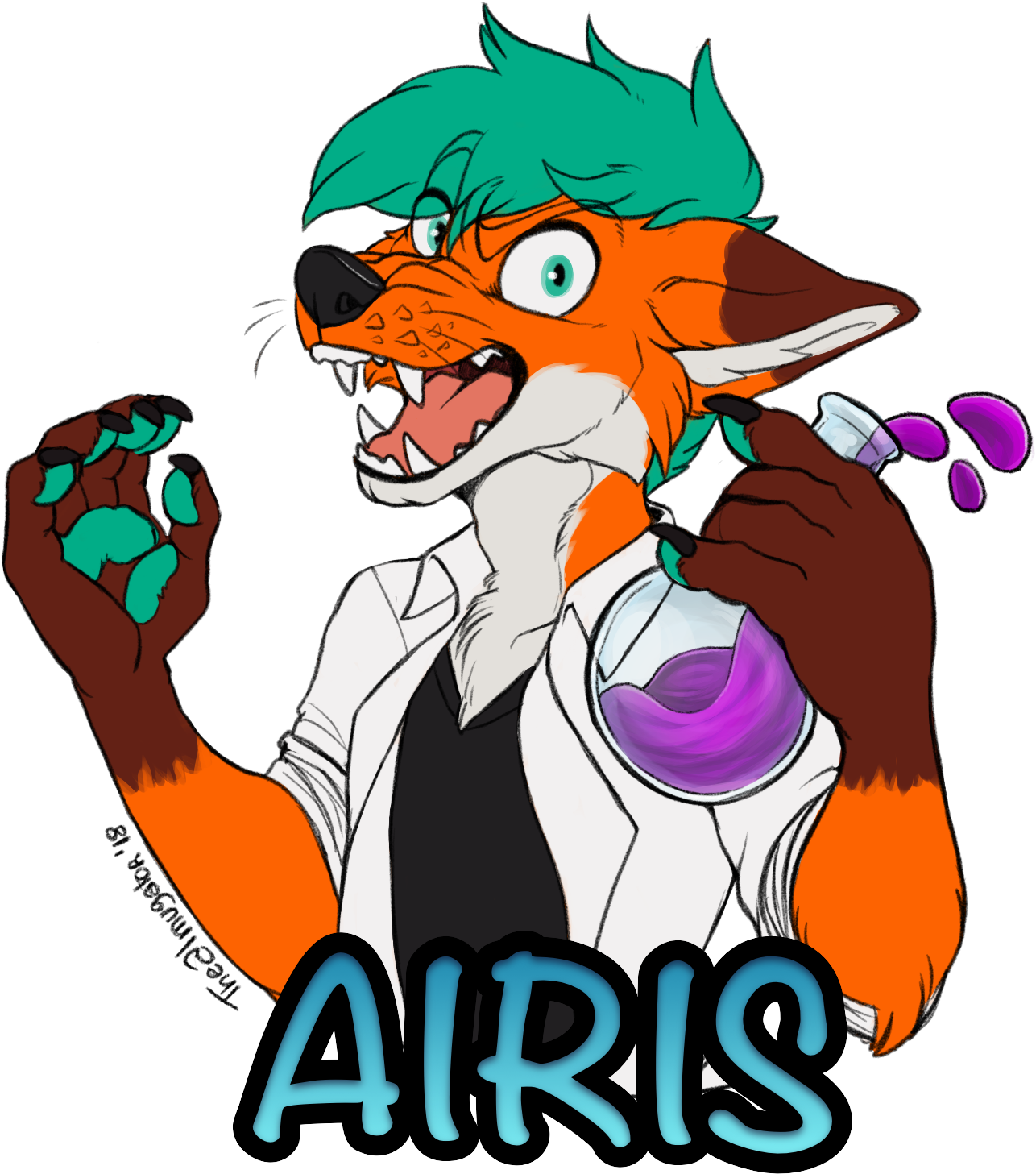 Raffle Prize - Airis - Cartoon Clipart (1320x1506), Png Download