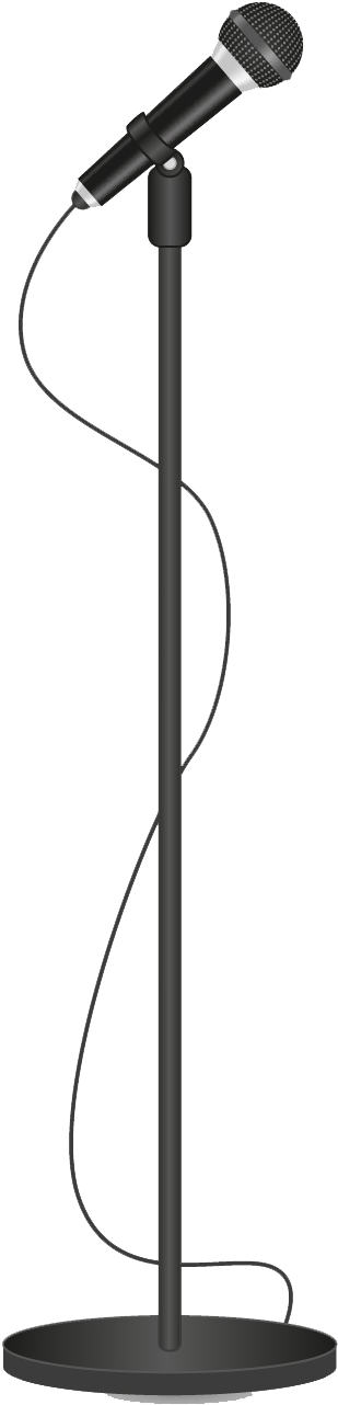 Microphone Clipart (449x1487), Png Download