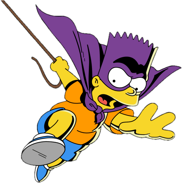 Bart Simpson Transparent - Bart Simpson Bartman Clipart (1024x768), Png Download