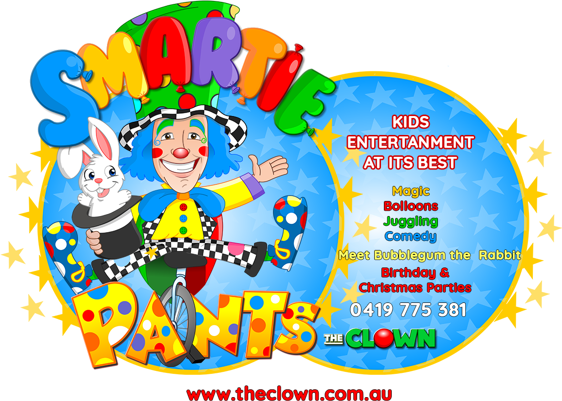 Smartie Pants The Clown Clipart (1227x858), Png Download