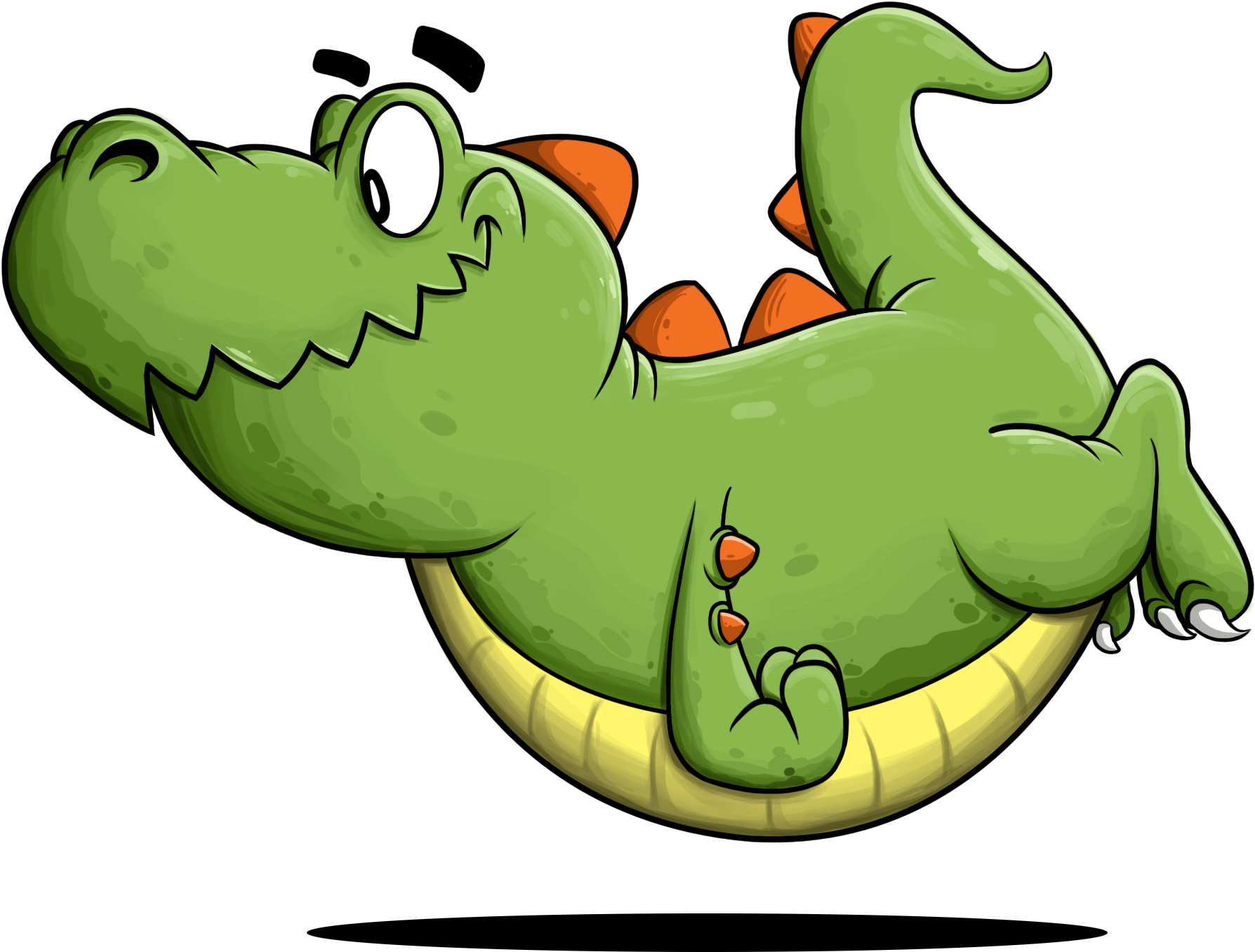 Blarg - Flying - Cartoon Clipart (2000x2000), Png Download