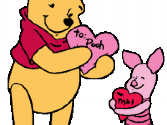 Disney Clipart Valentines Day - Cartoon - Png Download (640x480), Png Download