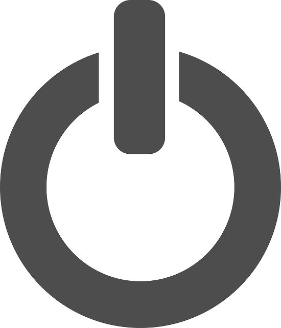 Turn Off Png Image - Power Button Symbol Png Clipart (550x640), Png Download