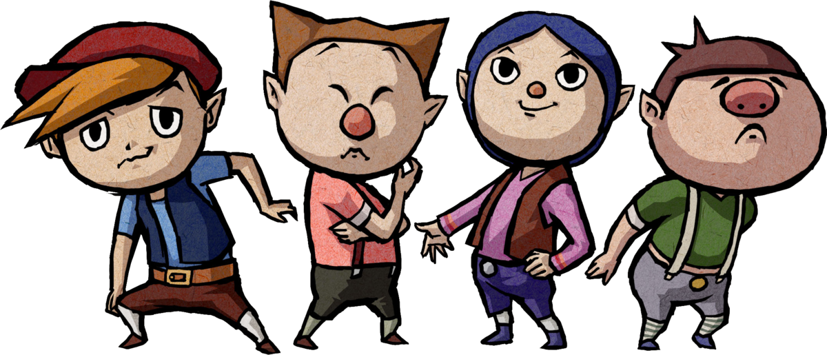 Bees Gang Wind Waker Clipart (1200x515), Png Download