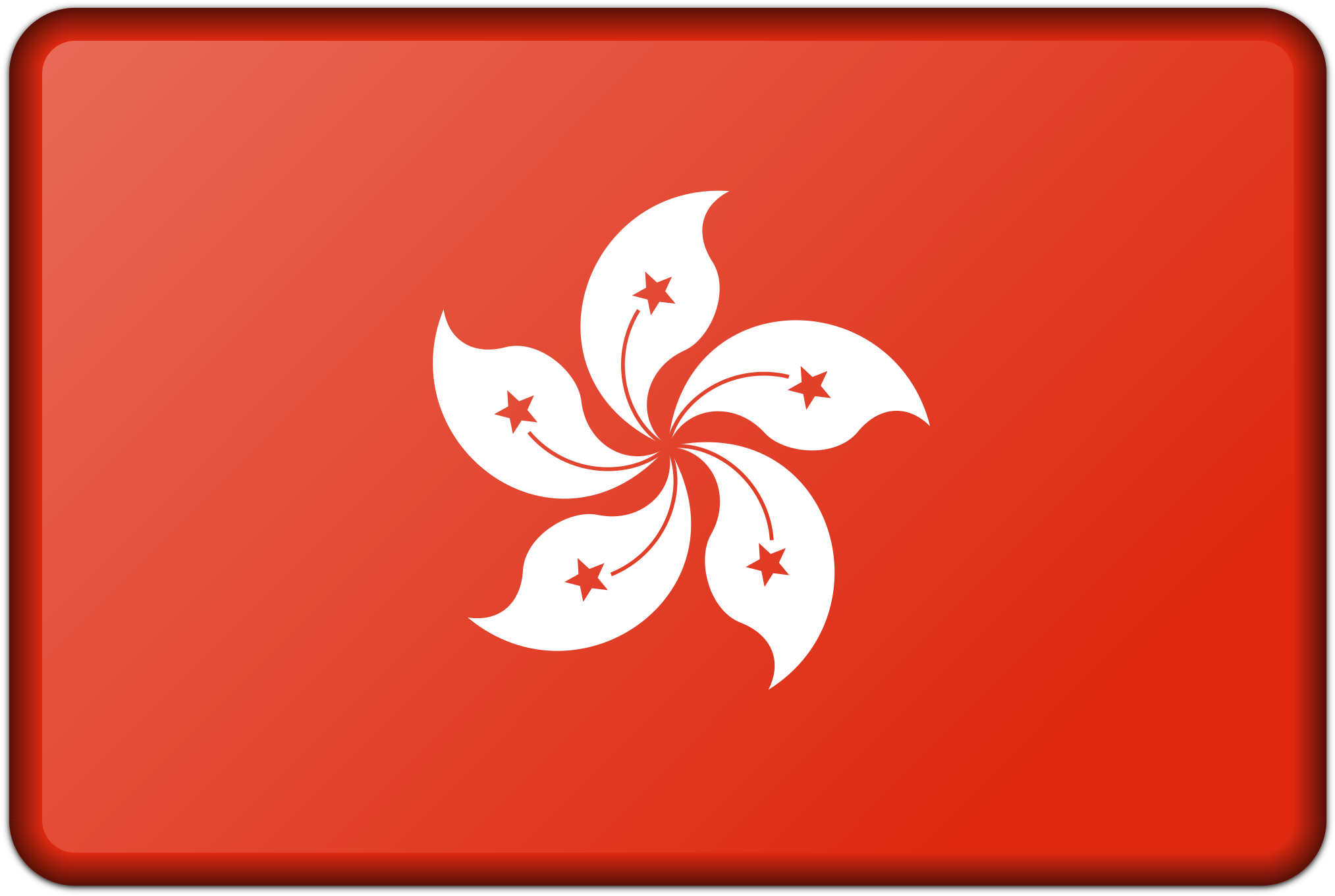 Big Image - Hong Kong Flag Clipart (2400x1600), Png Download