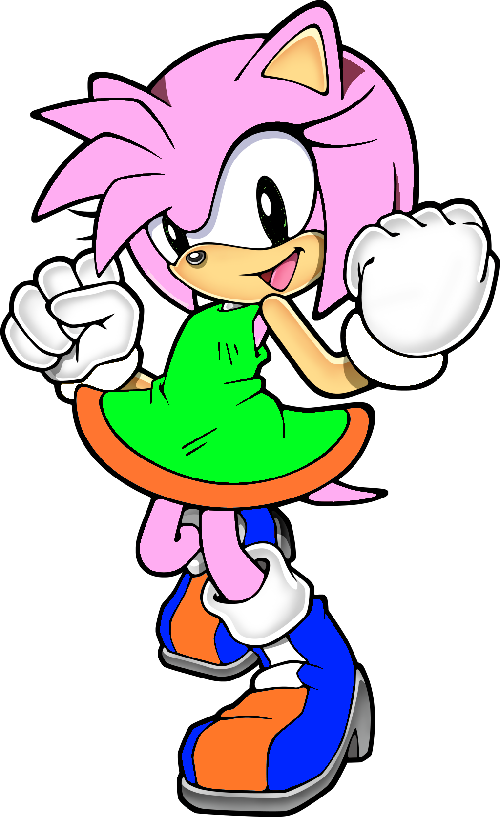 Ultraamyrosytherascal - - Amy Rose Clipart (1024x1675), Png Download