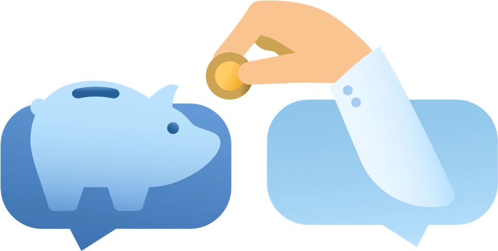 Fundraising With Text To Give Clipart (1124x632), Png Download