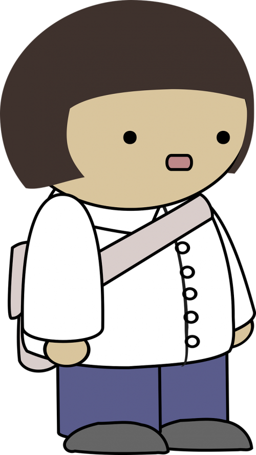 Character,comic,comic Vector Graphics - Personagem Para Historia Em Quadrinhos Clipart (500x887), Png Download