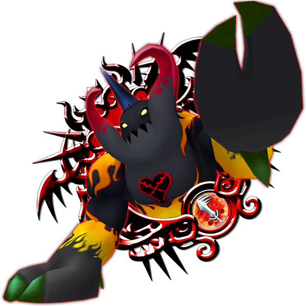 Destroyer Behemoth - Axel Kingdom Hearts Png Clipart (597x596), Png Download