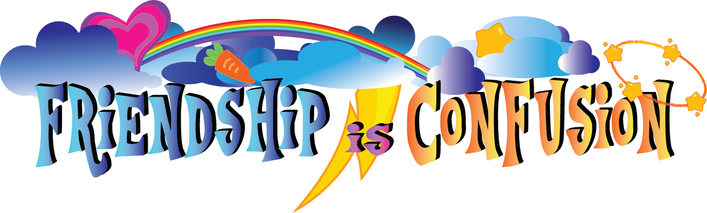 Friendship Is Confusion - Graphic Design Clipart (1382x417), Png Download