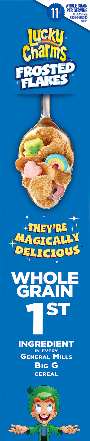 Lucky Charms Frosted Flakes, - Banner Clipart (1800x1800), Png Download