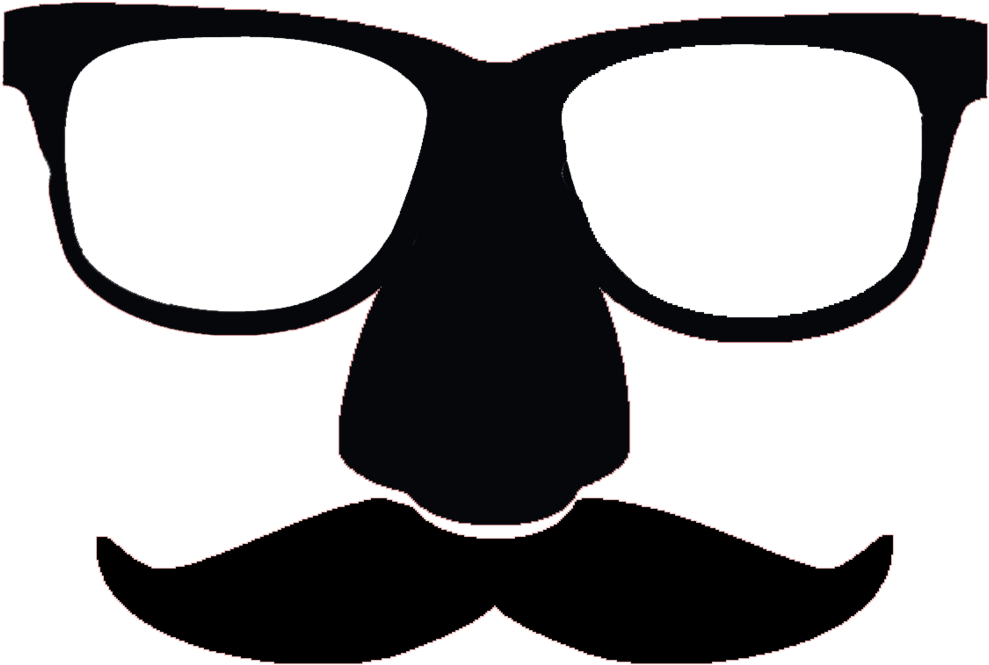 Moustache Clipart Goggles - Png Download (1000x852), Png Download