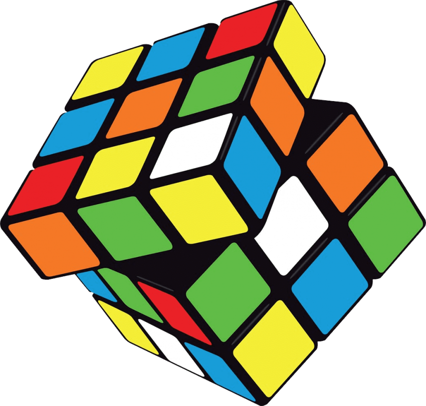 Rubix Cube Png Rubik S Cube Png Free Png Images Toppng - Rubik Vector Clipart (850x811), Png Download