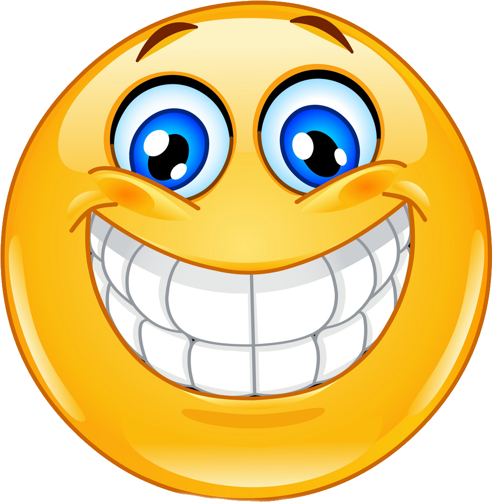Smiley Face Big Smile Clipart (728x737), Png Download